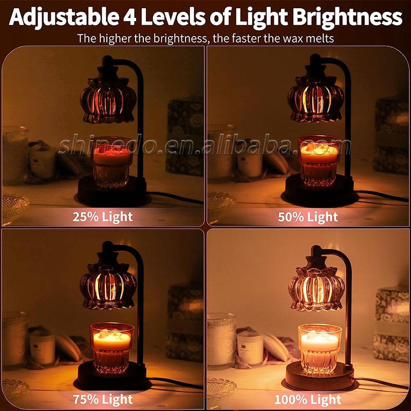 Electric Candle Warmer Lamps Night Lamp Dimmable Gift for Housewarming Home Decor for Scented Wax Oil SD-SL1653