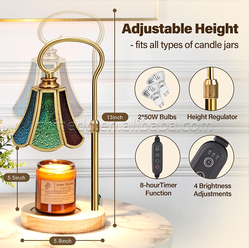 Candle Warmer Lamps Electric Dimmable Gift for Housewarming Home Decor for Scented Wax Oil SD-Sl1655