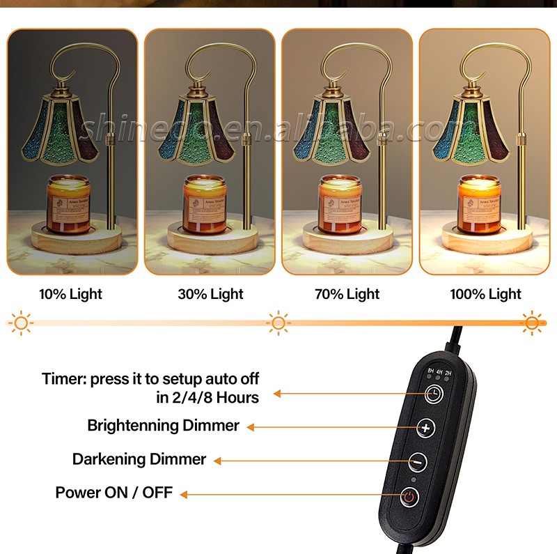 Candle Warmer Lamps Electric Dimmable Gift for Housewarming Home Decor for Scented Wax Oil SD-Sl1655