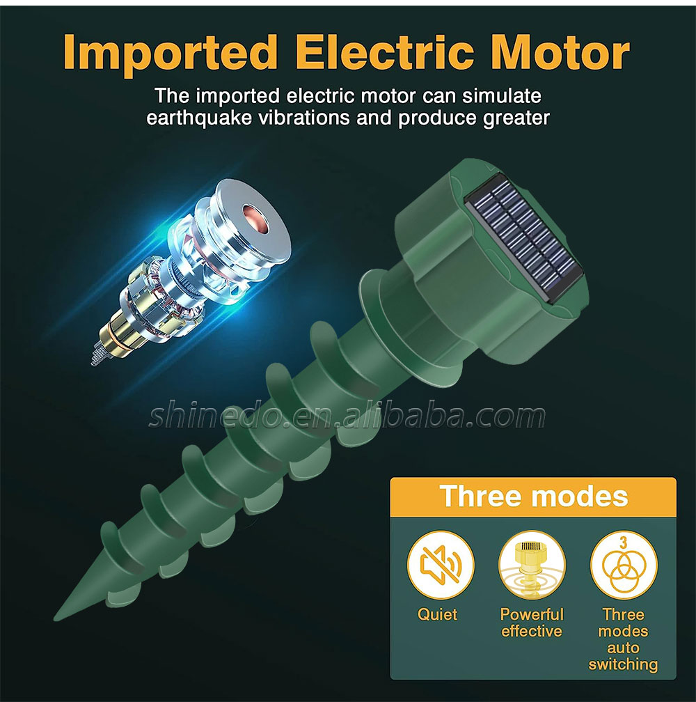 Outdoor solar spiral mouse repeller Electronic mouse repeller for garden garden farm SD-SL500