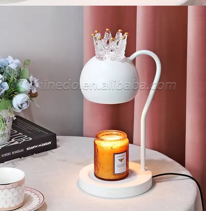 Aromatherapy Melt Wax Lamp Candle Warmer Adjustable Table Lamp Candle Stove for Living Room Bedroom Candlestick Lamp Gifts SD-SL1658