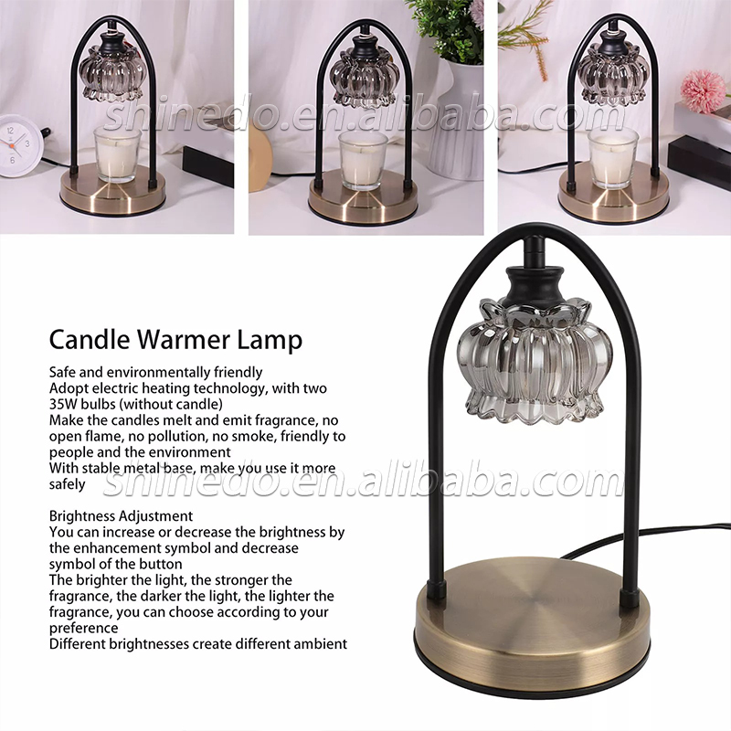 Candle Warmer Led Table Lamp Dimming Night Light for Home Decor Aromatherapy Melting Wax Lamp Desk Light SD-SL1660