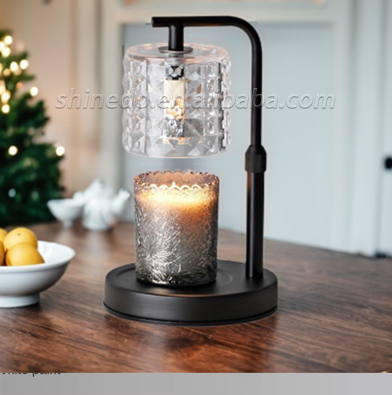 Aromatherapy Color Glass Indoor decor Scented Candle Warmer Lamp Candle Top Melting Lamp for the Bedroom SD-SL1662