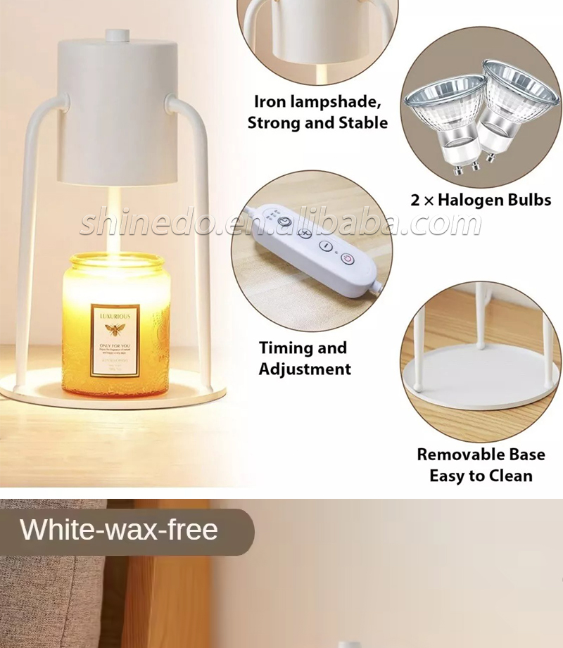 New fireless aromatherapy stove Scented wax melting lamp Candle essential oil melting candle lamp Bedroom ambient lamp SD-SL1594