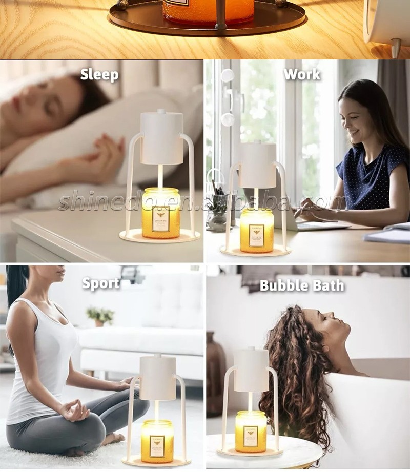 New fireless aromatherapy stove Scented wax melting lamp Candle essential oil melting candle lamp Bedroom ambient lamp SD-SL1594