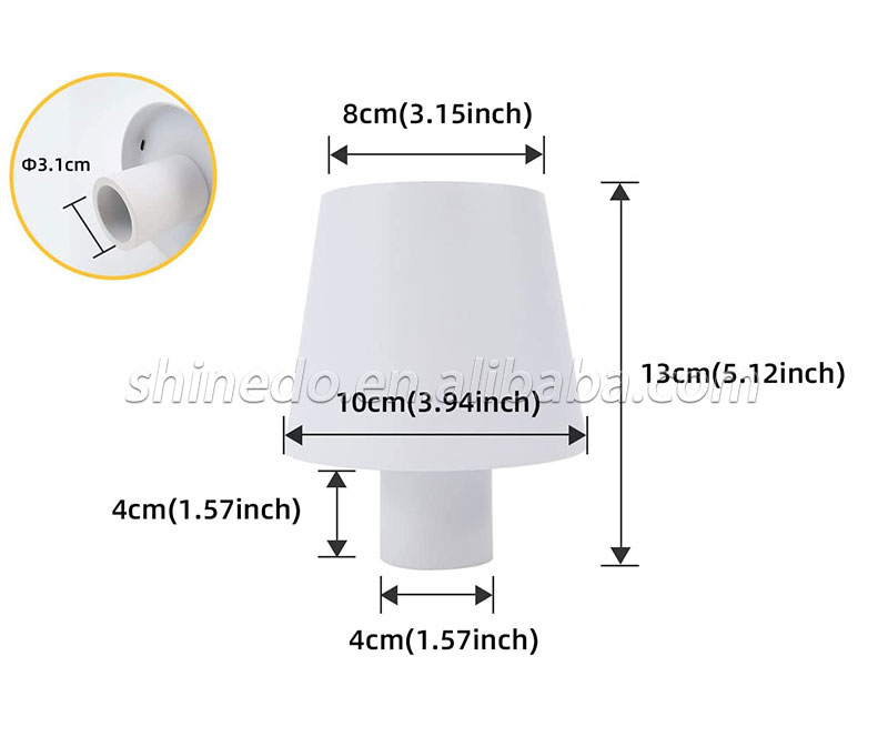 Rechargeable Table Lamp Creative Dining Touch Led Hotel Bar Coffee Lamp Decorative Lamp SD-SR497