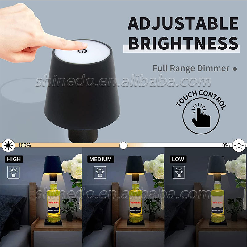 Rechargeable Table Lamp Creative Dining Touch Led Hotel Bar Coffee Lamp Decorative Lamp SD-SR497