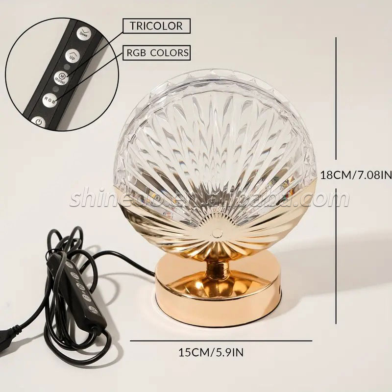 Crystal Diamond Table Lamp Desk Lamp Rechargeable Bedside Night Light Hotel Restaurant Crystal Lighting SD-SR529