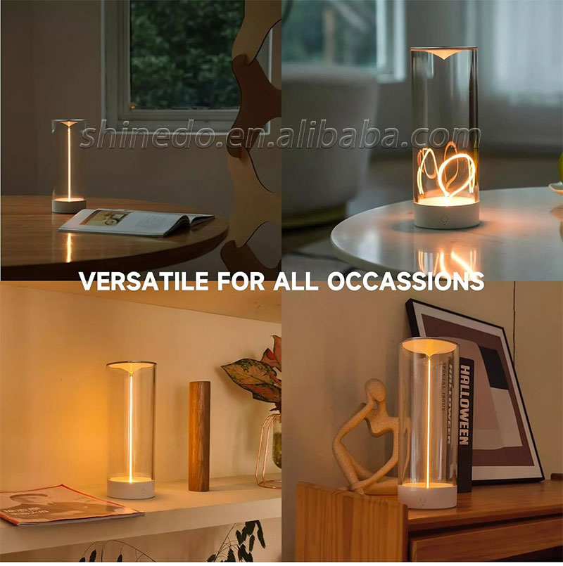 LED Night Light USB Charging Touch Atmosphere Desk Lamp Dimming Table Lamp Creative Gift For Bar Bedroom No Magnetic Suction SD-SR563