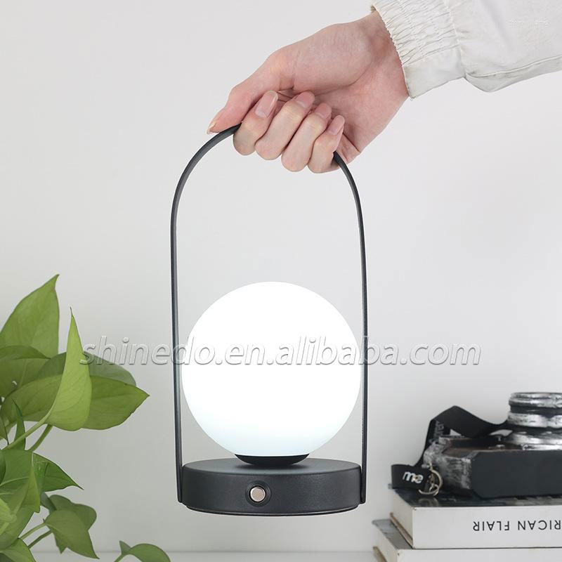 Modern LED Bedroom Table Lamp Modern LED Bedroom Table Lamp Nordic Glass ball Reading Light Living Room Decor Metal desk lamp SD-SR564