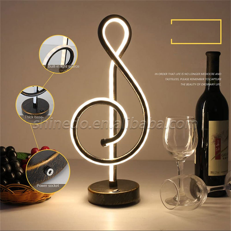 Modern Table Lamp Aluminum LED bedroom reading lamp Minimalist Type nighstand Bedside lamp LED SD-SR566