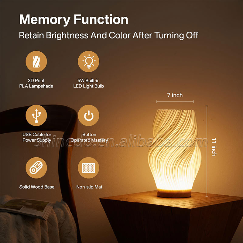 LED Creative Table Lamp USB Dimming For Home Office Study Desk Light Bedroom Bedside Desktop Decoration Night Light Table Lamp SD-SR567