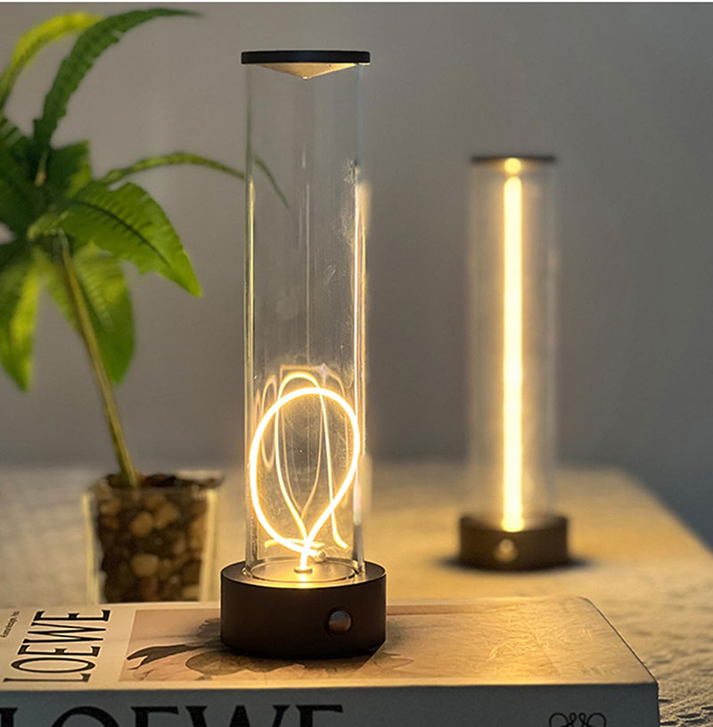 Modern simple LED charging line night light Bedroom bedside touch USB charging atmosphere lamp Creative gift SD-SR569