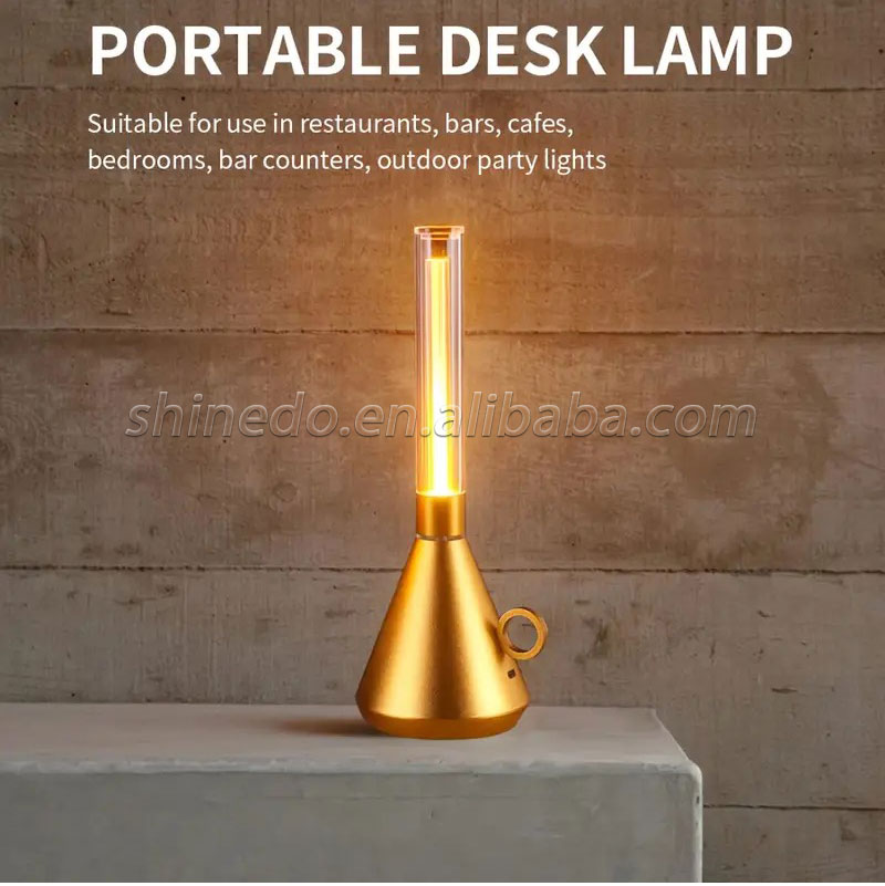 Rechargeable Table Lamp Desktop Night Light Touch Atmosphere Light USB Camping Light Outdoor Home SD-SR571