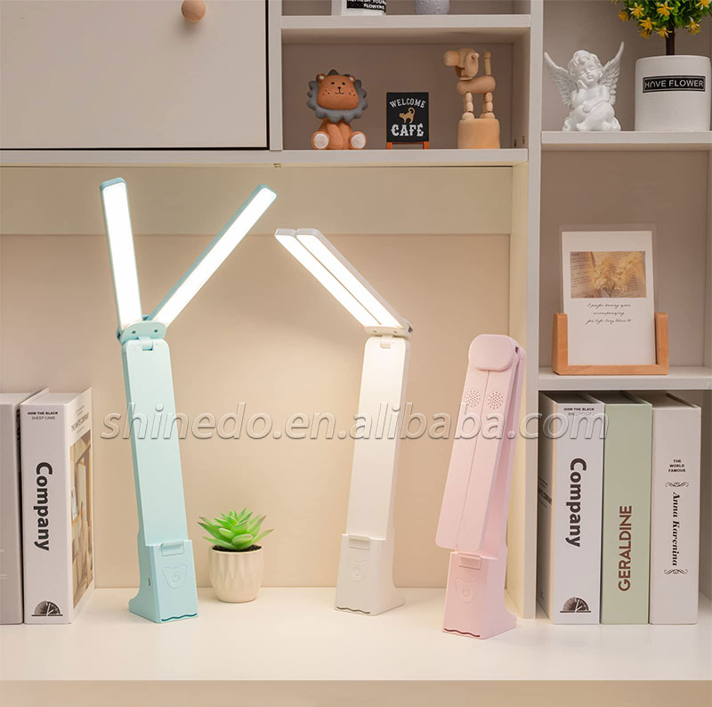 LED Table Lamp Student Eye Protection Charging Desk Lam SD-SR577p Touch Foldable Children's Reading Bedside Light Learning sd-sr577