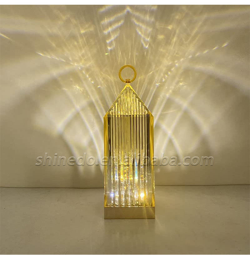 Cross-border creative bedside ambiance lamp Desktop decoration Crystal night light Lighthouse lamp SD-SR581