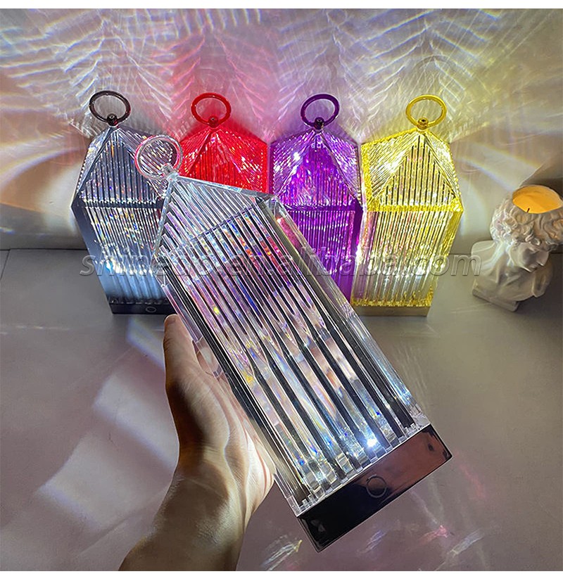 Cross-border creative bedside ambiance lamp Desktop decoration Crystal night light Lighthouse lamp SD-SR581