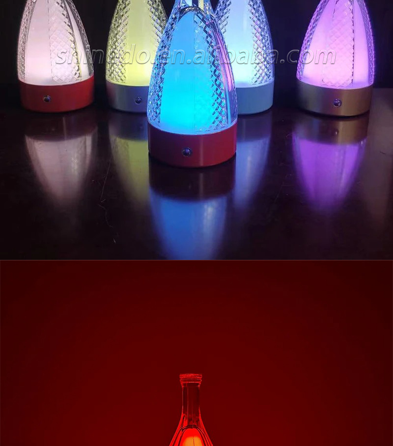 Modern simple crystal table lamp Living room bedroom bedside nightlight Charging touch portable atmosphere table lamp customized SD-SR584