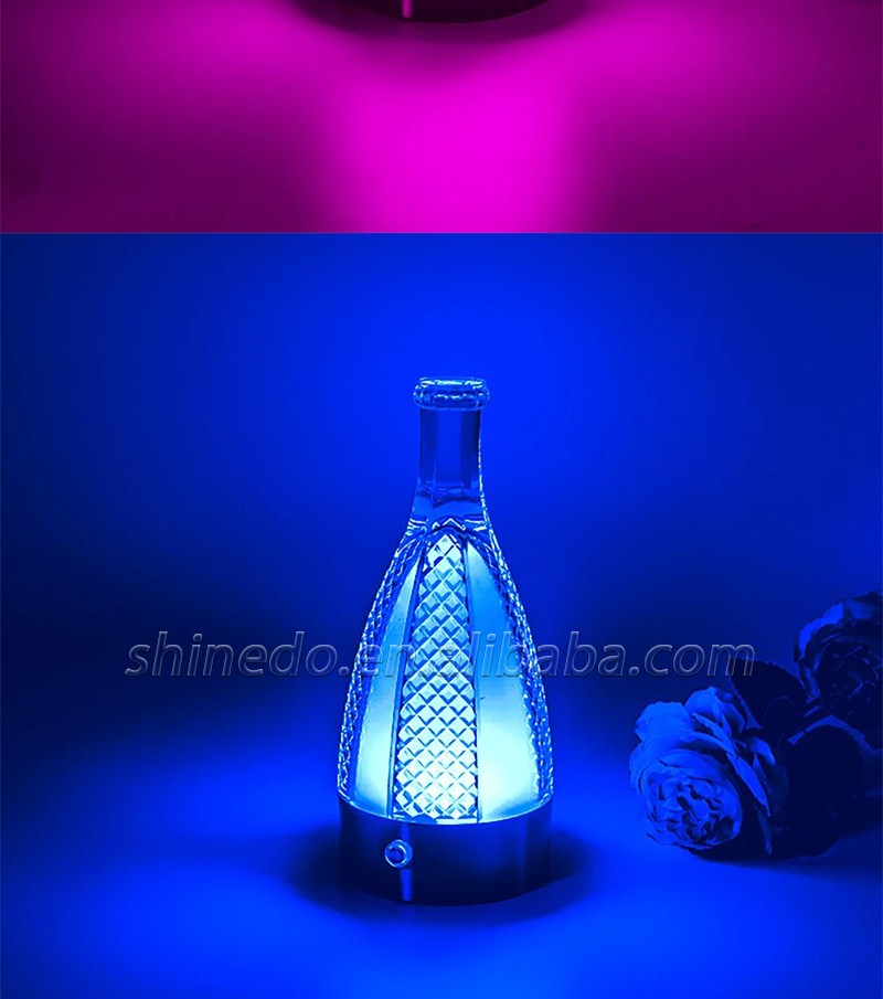 Modern simple crystal table lamp Living room bedroom bedside nightlight Charging touch portable atmosphere table lamp customized SD-SR584