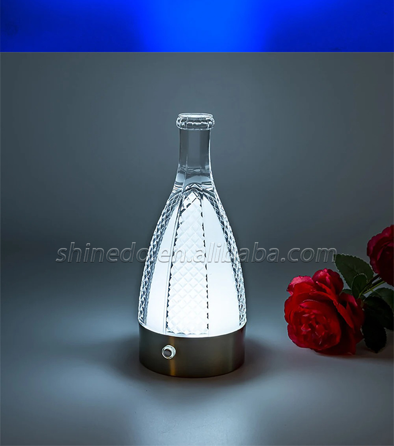 Modern simple crystal table lamp Living room bedroom bedside nightlight Charging touch portable atmosphere table lamp customized SD-SR584