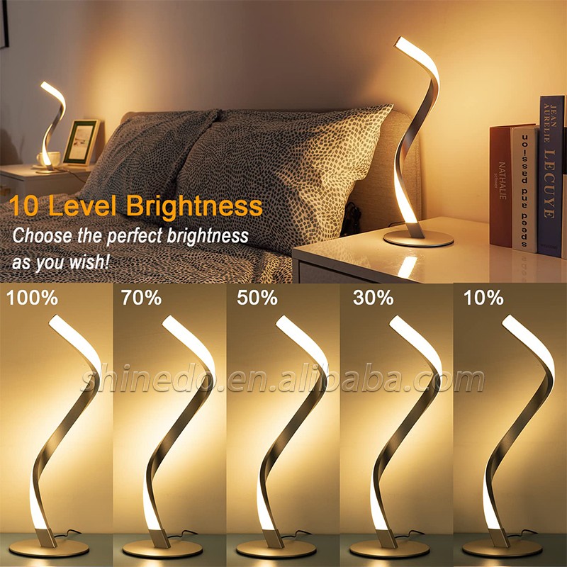 snake table lamp Bedroom bedside ambiance lamp Reading light Individuality creative night light Table lamp Modern simplicity SD-SR586