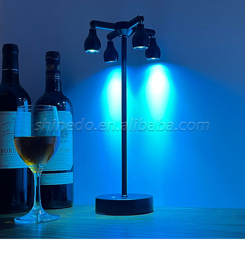 Ambiance light Ambiance restaurant table top nightlight led tabletop spotlight bar lamp Clear bar booth table light SD-SR607