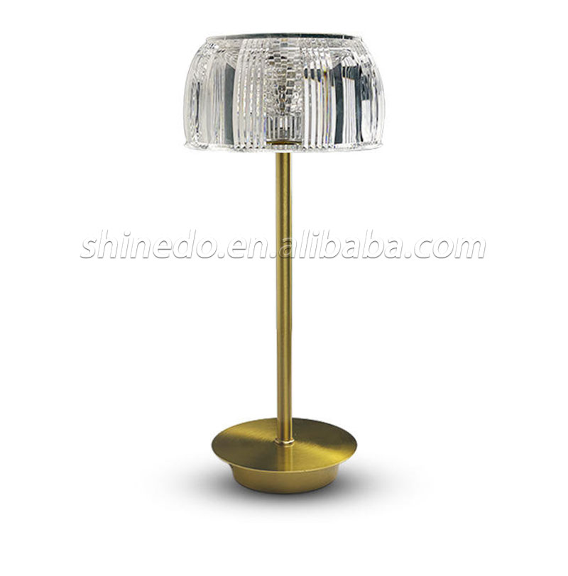 Modern simple acrylic metal table lamp Nordic creative atmosphere lamp bedside bedroom bar outdoor lighting SD-SR710