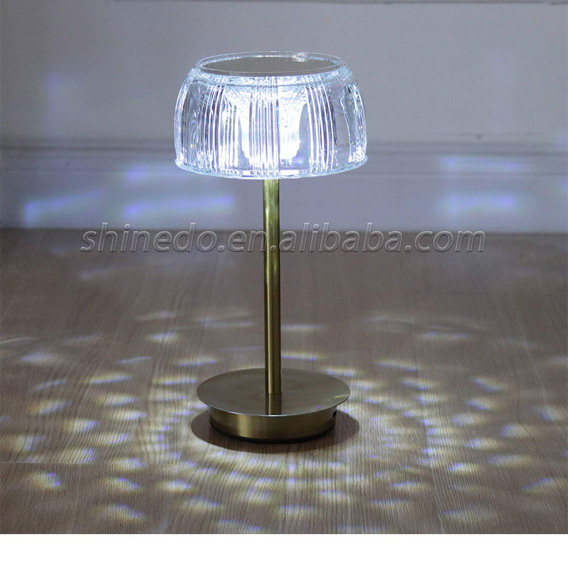 Modern simple acrylic metal table lamp Nordic creative atmosphere lamp bedside bedroom bar outdoor lighting SD-SR710