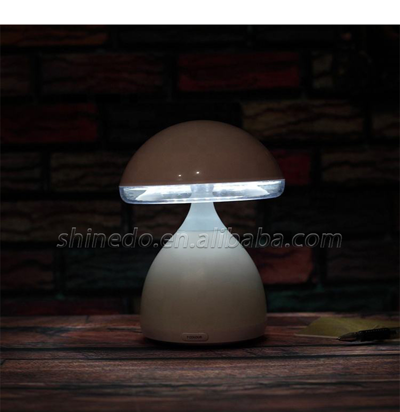 New colorful mushroom LED charging dimming atmosphere light creative magical breathing night light SD-SR678