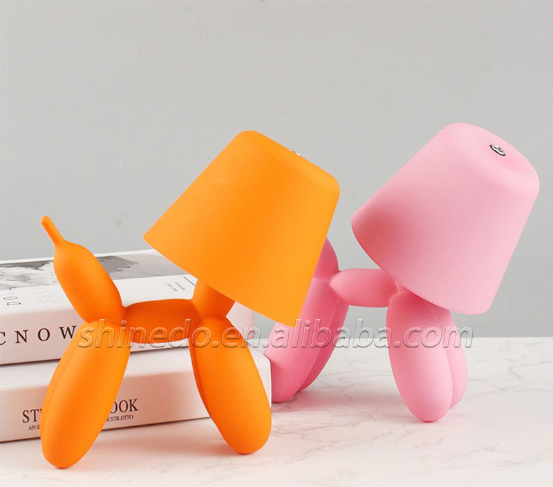 Portable lamp Bedside balloon dog decorative ambiance lamp Camping nightlight bar lamp SD-SR679