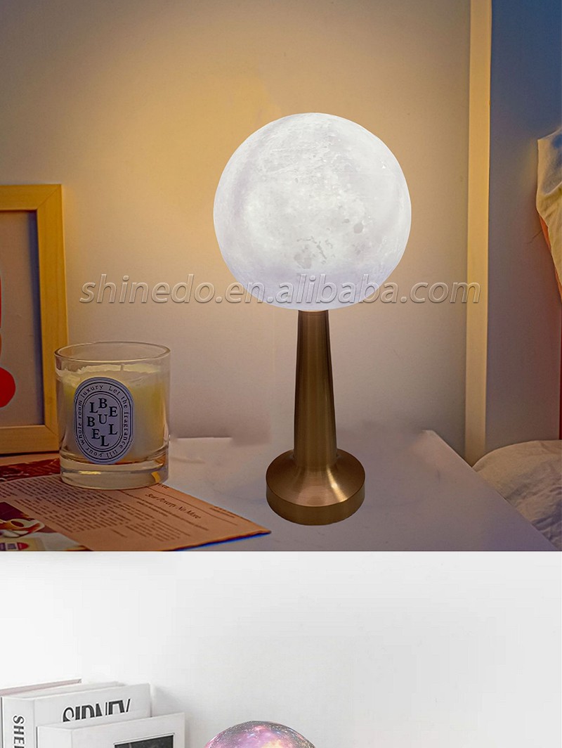 LED Moon light bar restaurant atmosphere sense night light metal base bedroom bedside decoration SD-SR683