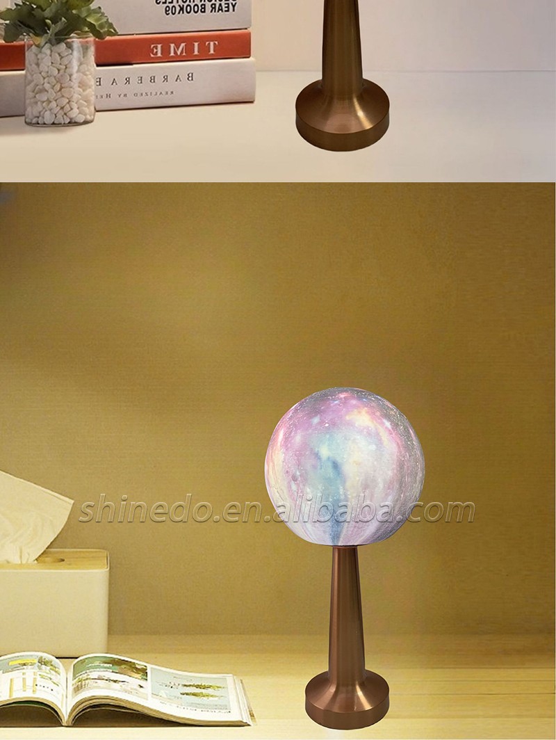 LED Moon light bar restaurant atmosphere sense night light metal base bedroom bedside decoration SD-SR683