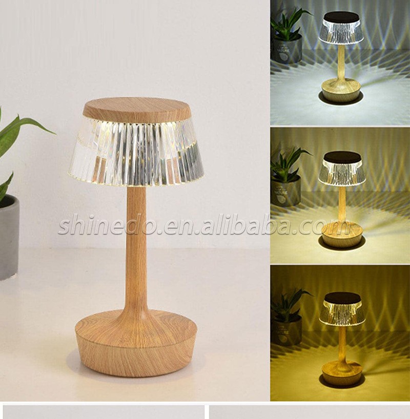 Creative mushroom crystal lamp USB touch projection atmosphere lamp bedroom bedside gift led night light SD-SR697