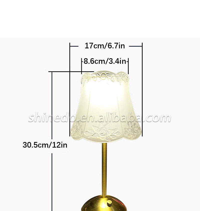 Bedside lamp advanced sense charging bedroom American modern simple night light SD-SR699