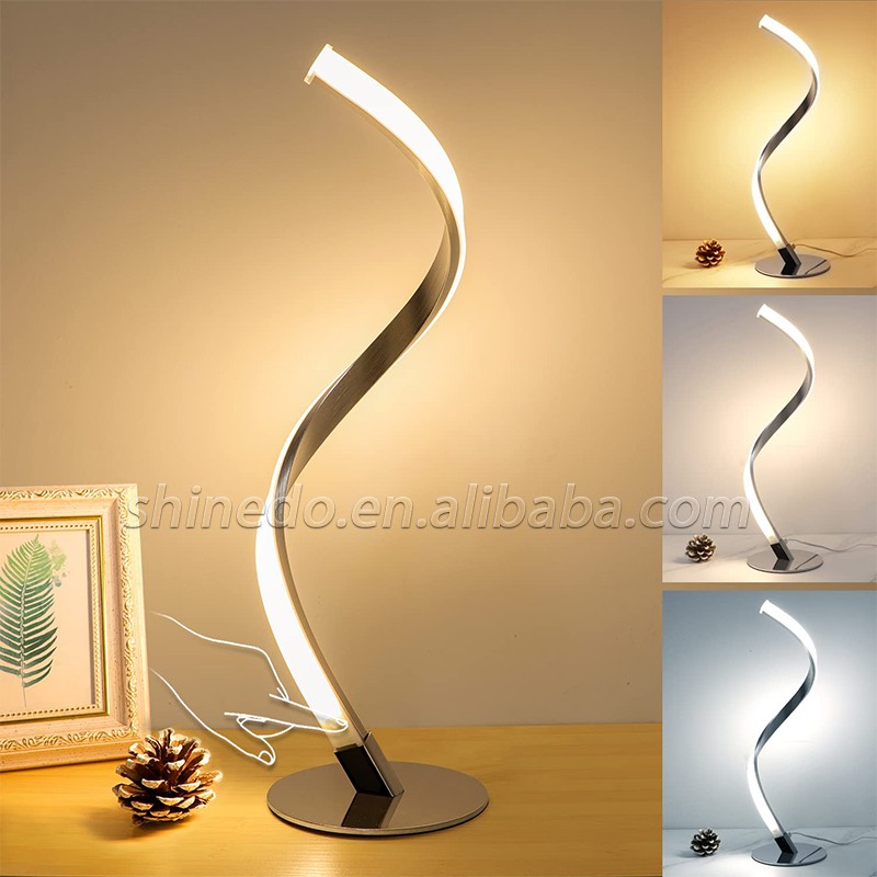 Spiral lamp Bedroom bedside nightlight Reading creative S-shaped lamp SD-SR725