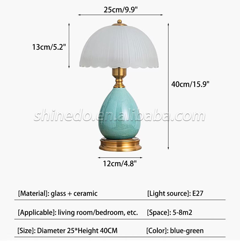 Bedroom bedside lamp simple light luxury modern American advanced sense net red warm wedding high-end main bed headlamp SD-SR753