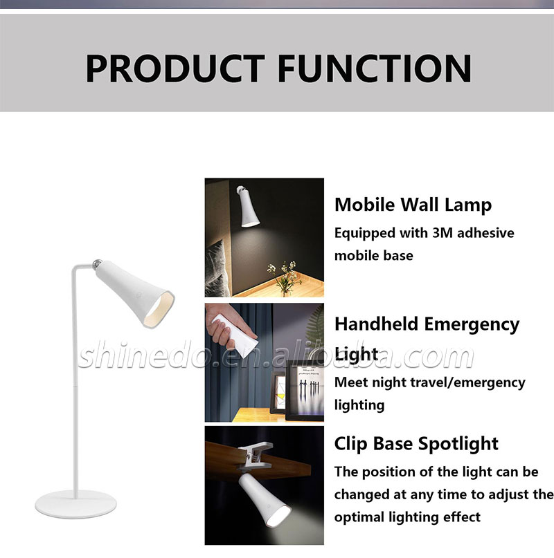 Multi-functional magnetic lamp clamp light wall wall lamp Office lamp for dormitory students reading eye protection gift light SD-SR763