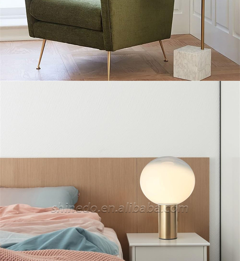 Simple Ball table lamp LED living room study Home Decor lighting Wooden Small Round Desk Lamp bedroom bedside Night light SD-SR807