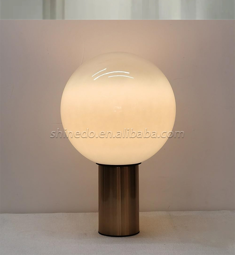 Simple Ball table lamp LED living room study Home Decor lighting Wooden Small Round Desk Lamp bedroom bedside Night light SD-SR807