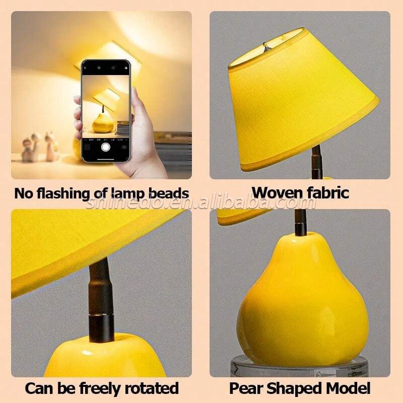 Rechargeable Table Lamp Modern LED Portable USB Touch Switch Night Light Hotel Cordless Desk Lamps for Living Room SD-SR813