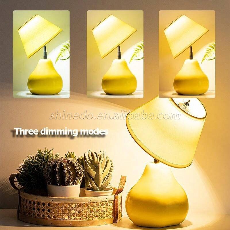 Rechargeable Table Lamp Modern LED Portable USB Touch Switch Night Light Hotel Cordless Desk Lamps for Living Room SD-SR813