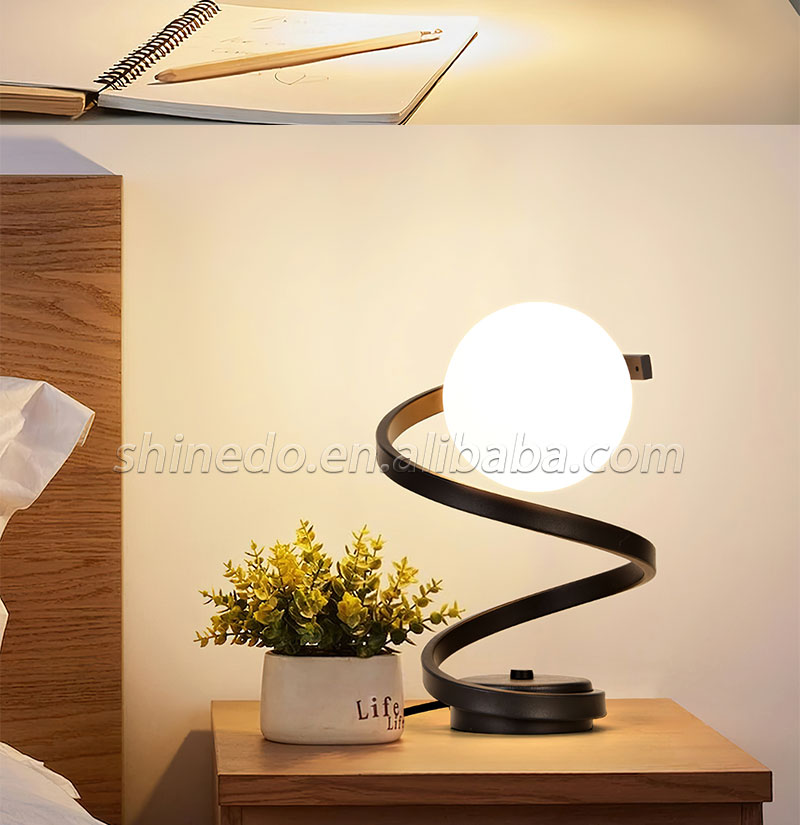 Creative LED Table Lamps Nordic Simple Touch Dimming USB Rechargeable Desk Light for Bedroom Home Decor SD-SR814