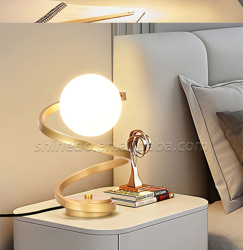 Creative LED Table Lamps Nordic Simple Touch Dimming USB Rechargeable Desk Light for Bedroom Home Decor SD-SR814