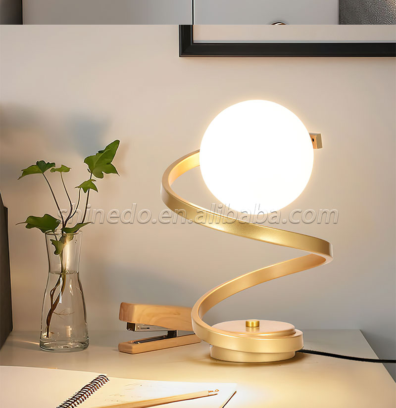 Creative LED Table Lamps Nordic Simple Touch Dimming USB Rechargeable Desk Light for Bedroom Home Decor SD-SR814