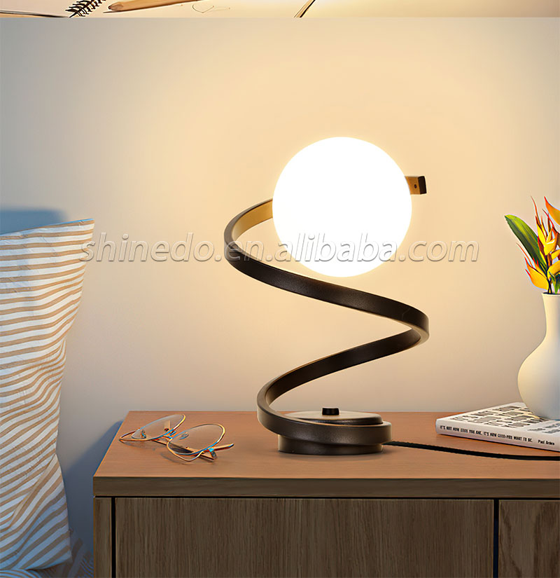 Creative LED Table Lamps Nordic Simple Touch Dimming USB Rechargeable Desk Light for Bedroom Home Decor SD-SR814