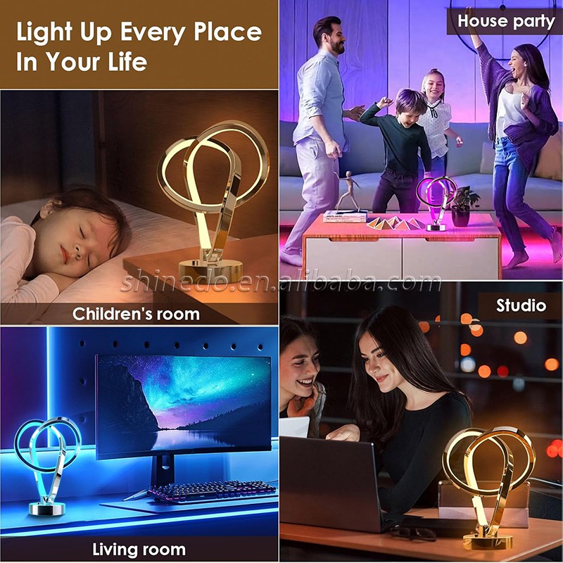 Modern special-shaped bedroom lamp Bedside lamp Creative desk table table night lighting decoration SD-SR815