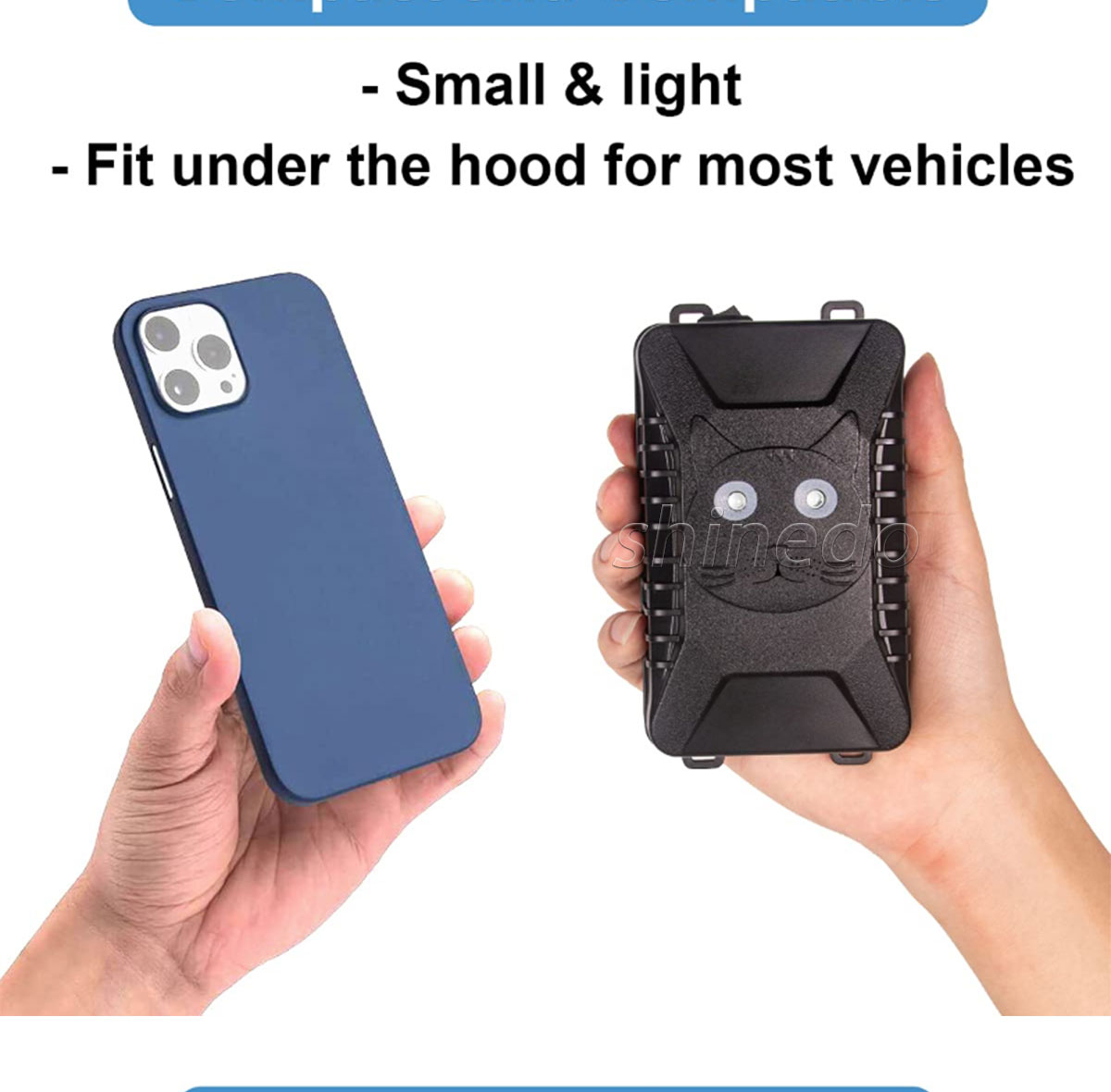 Small electronic car mouse repeller Small flashlight at night to repel rats