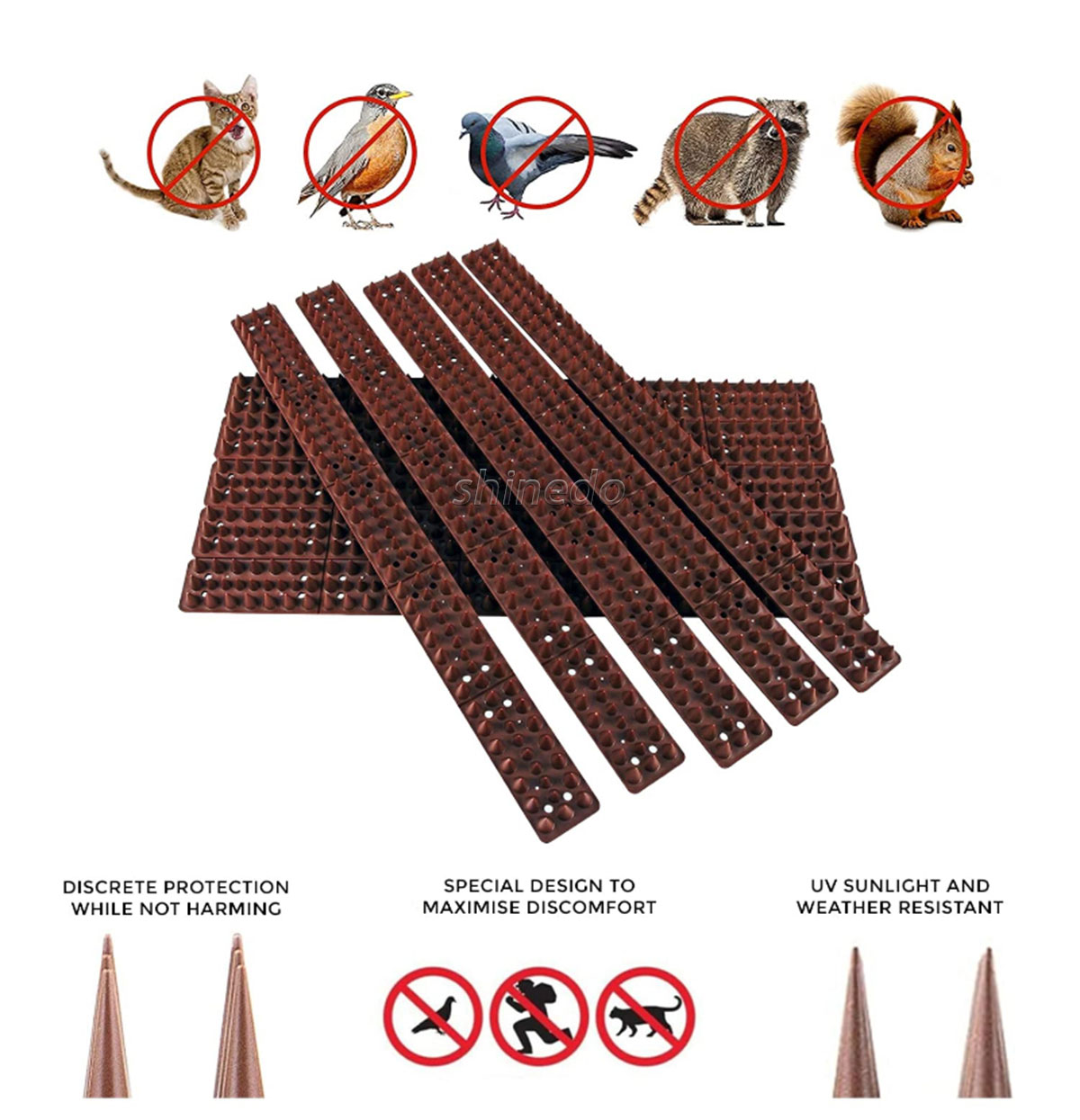 Anti-bird spike fence nail anti-bird deterrent nail