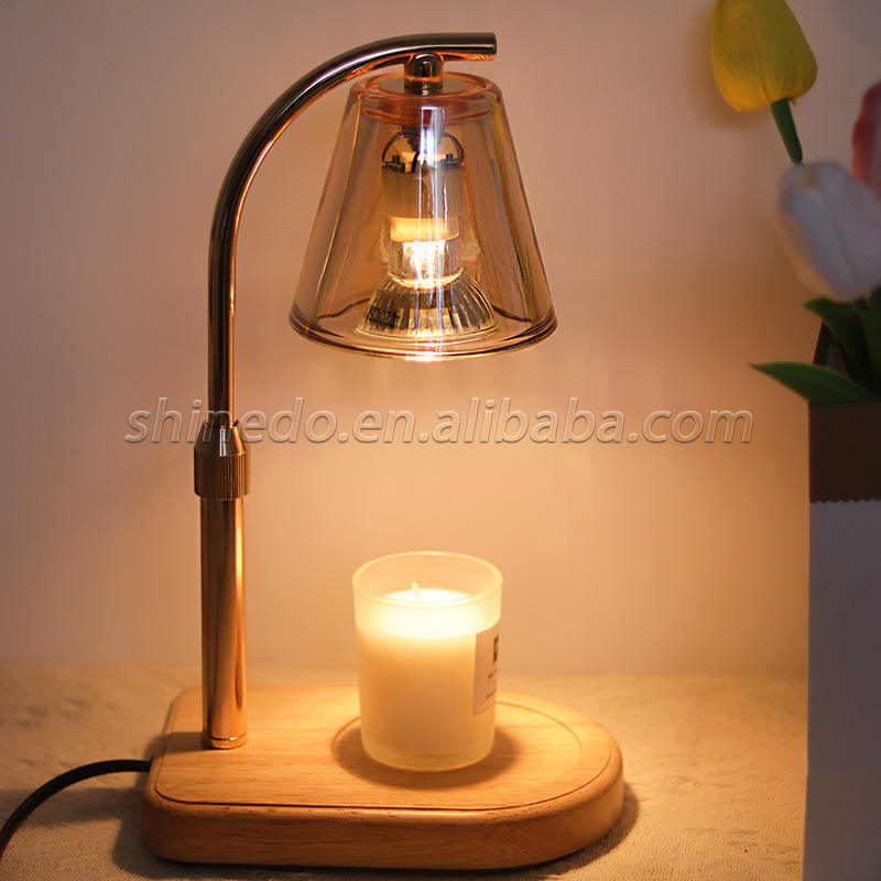 Wax Candle Melting Warmer Light glass Aromatherapy Burner fragrance candle warmer lamp Heater bedroom Lantern Home Room Decor SD-SL1726