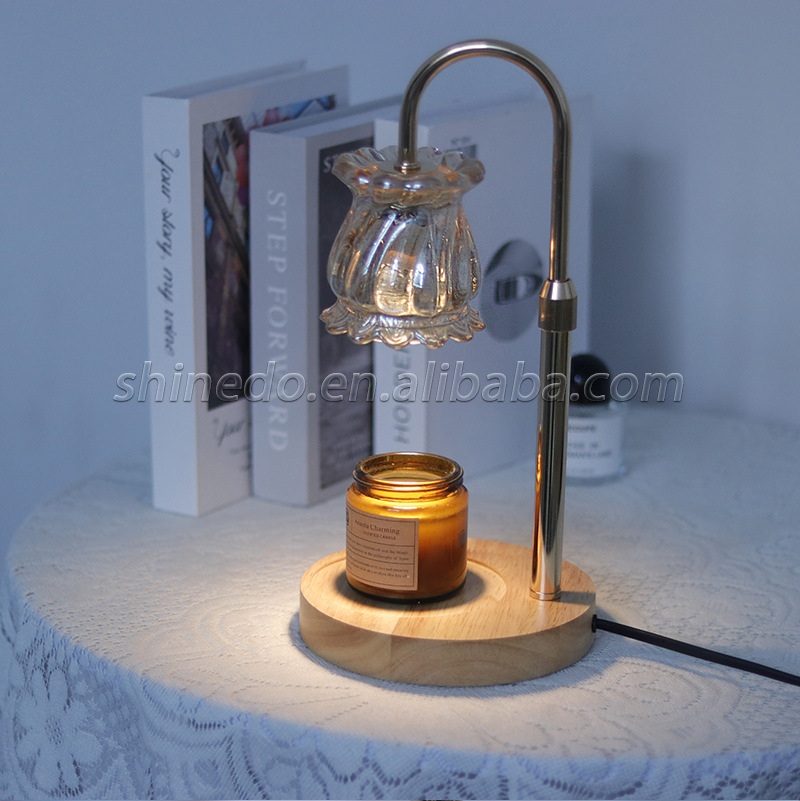 Flower-shaped Creative Aromatherapy Lamps Electric Fragrance Candle Warmers Lamp Wax Melting Light Luxury Home Decoration SD-SL1729